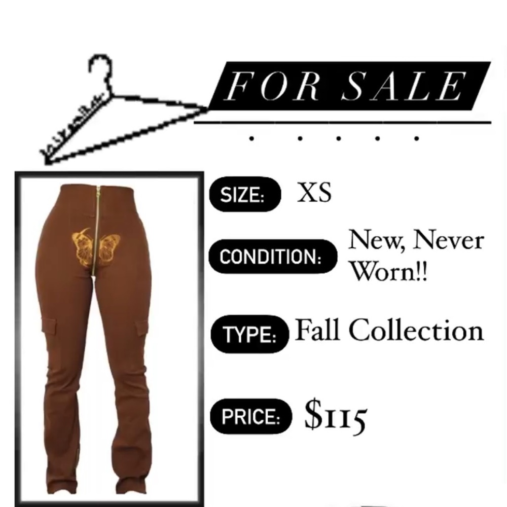 Tordrobes U-zip Brown Pants